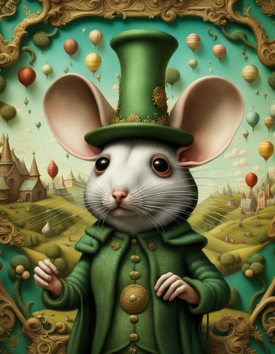 Mouse Wizard of Oz  by @cannedhiss