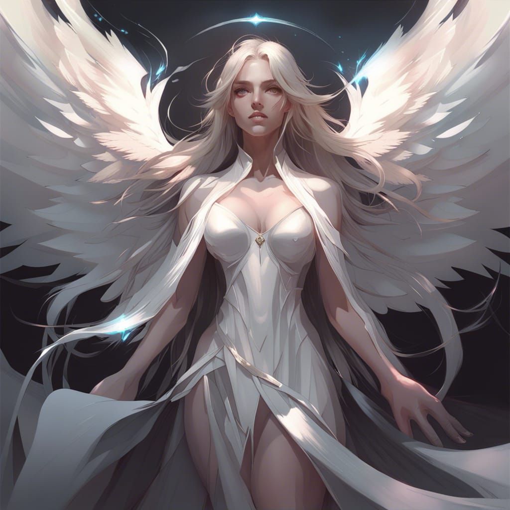 The blonde angel