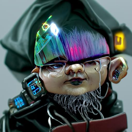 Cyberpunk gnome