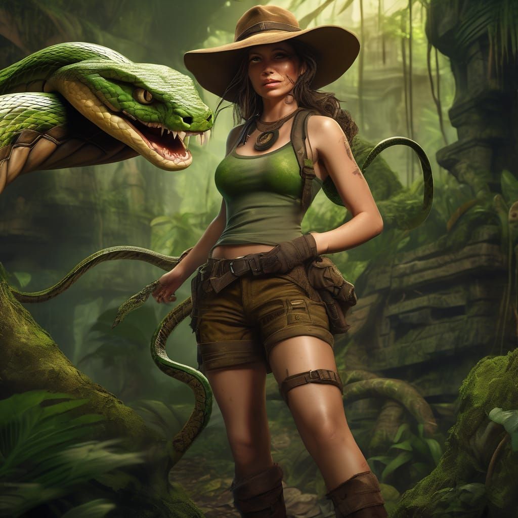 Treasure hunter and the Serpant