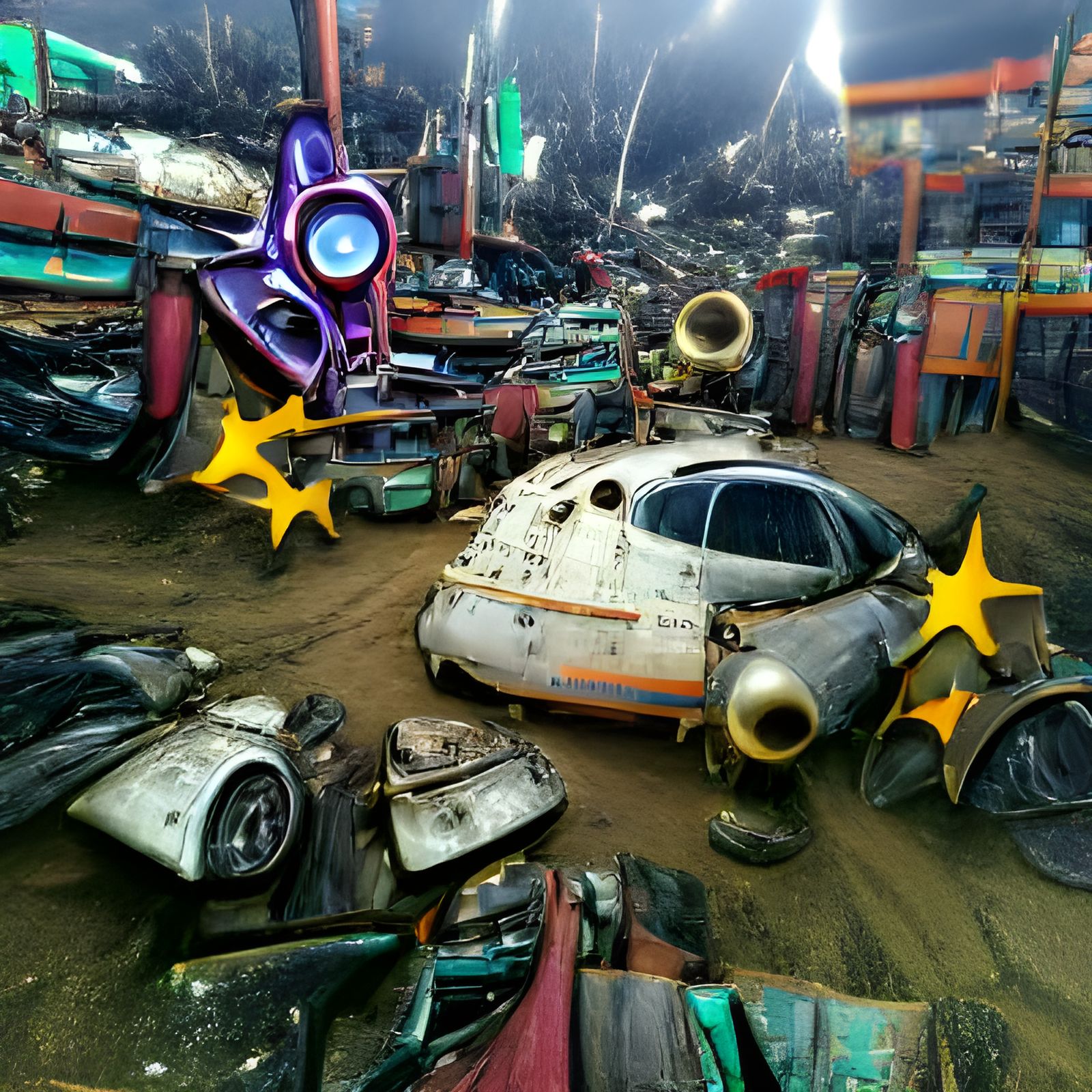 space junkyard