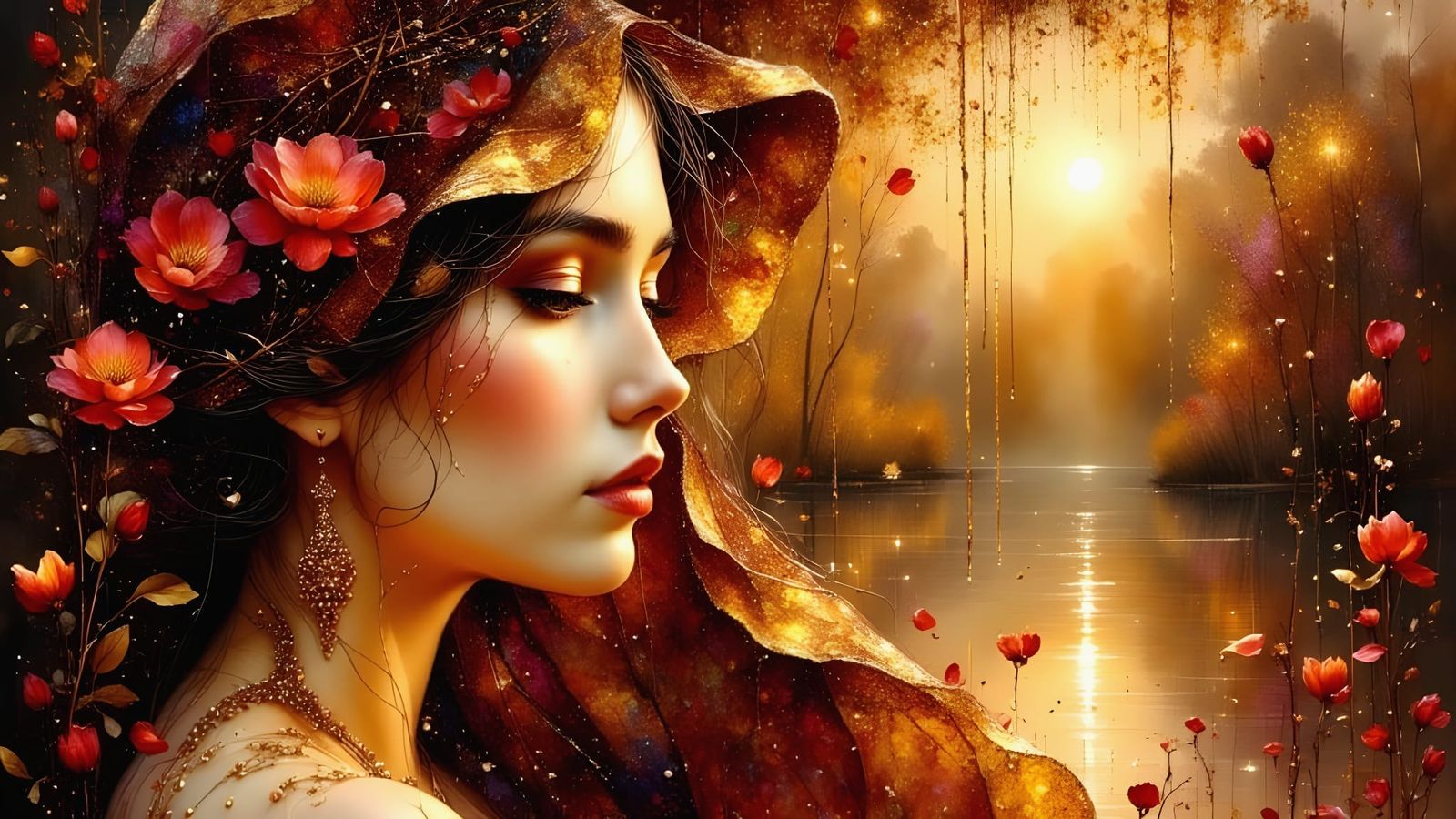 Floral Gold  by @Crimson