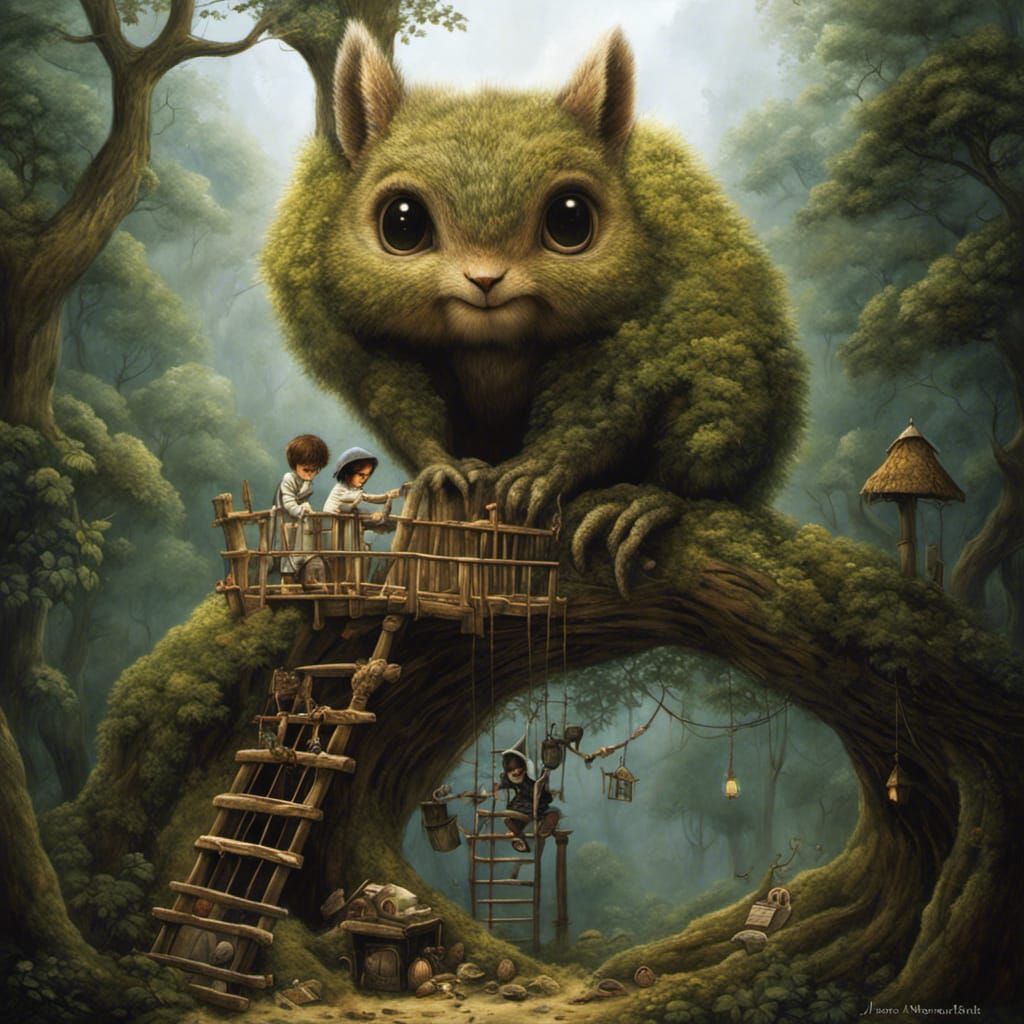 The Mossy Giant Trumberoo. Loves tree houses.  by @Don Myers