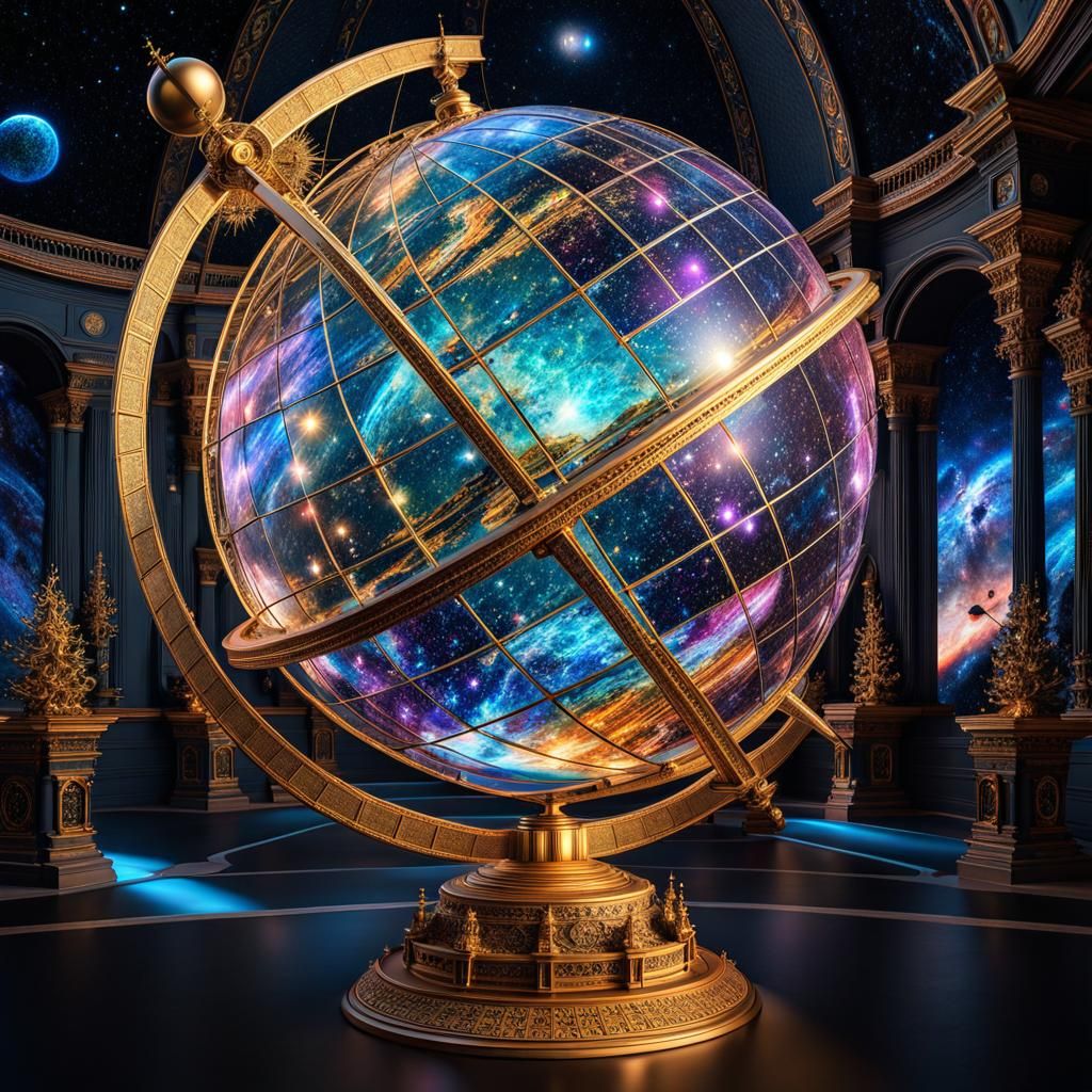 celestial globe   by @Vaclava