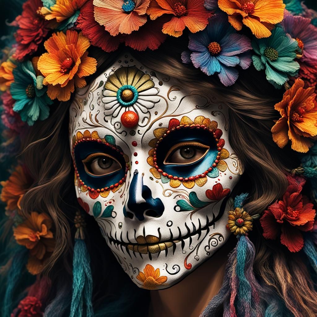 MEXICAN CATRINA MASK
