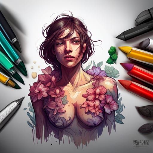 Women and Flowers