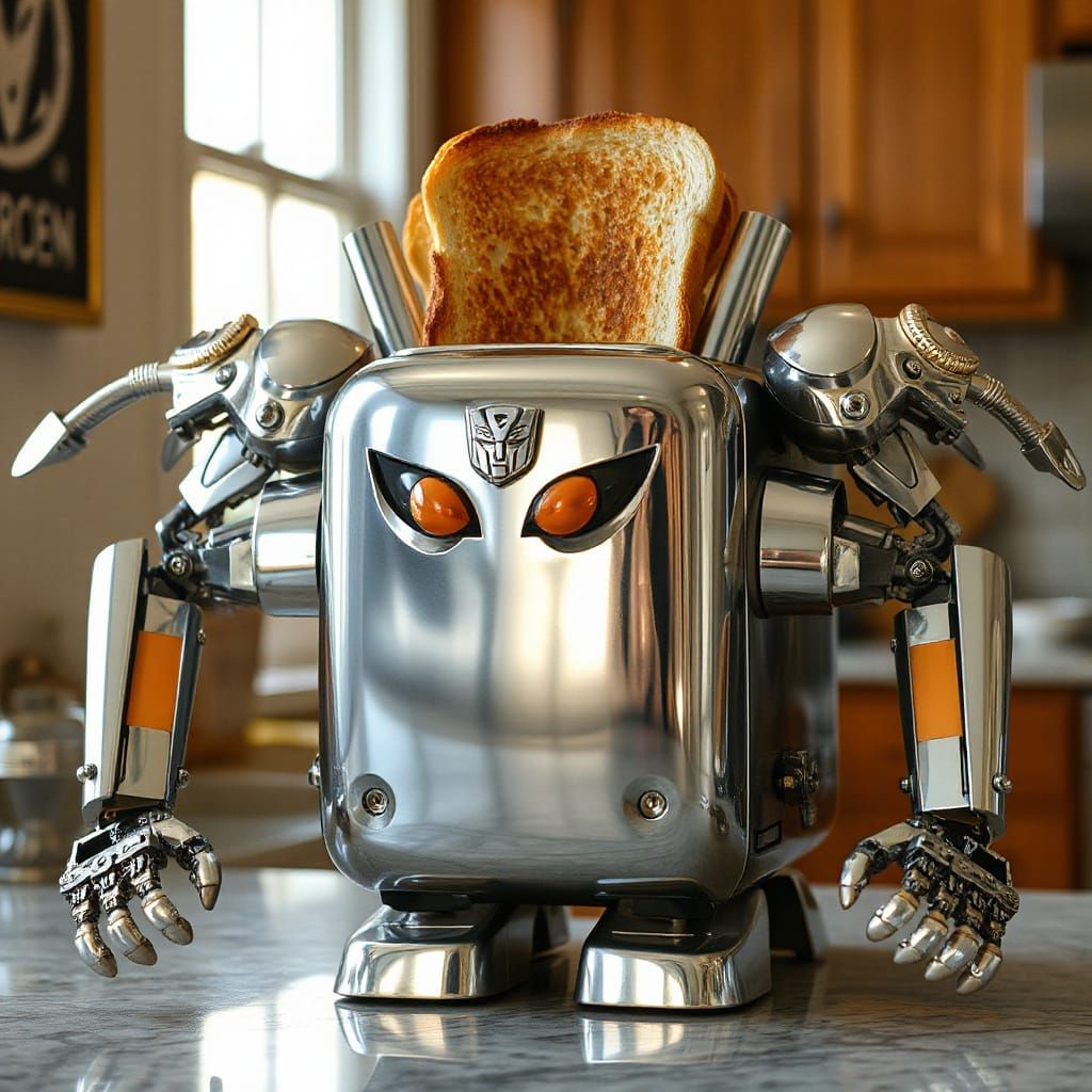 Transformer Toaster  by @XII