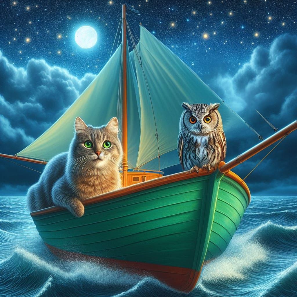 Edward Lear - the owl and the pussycat