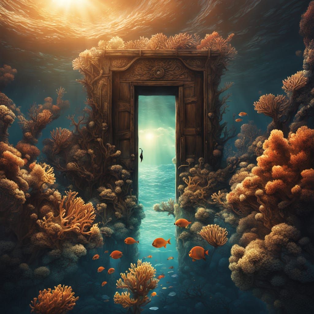 door to another dimension  by @Scribe of the Digital Void