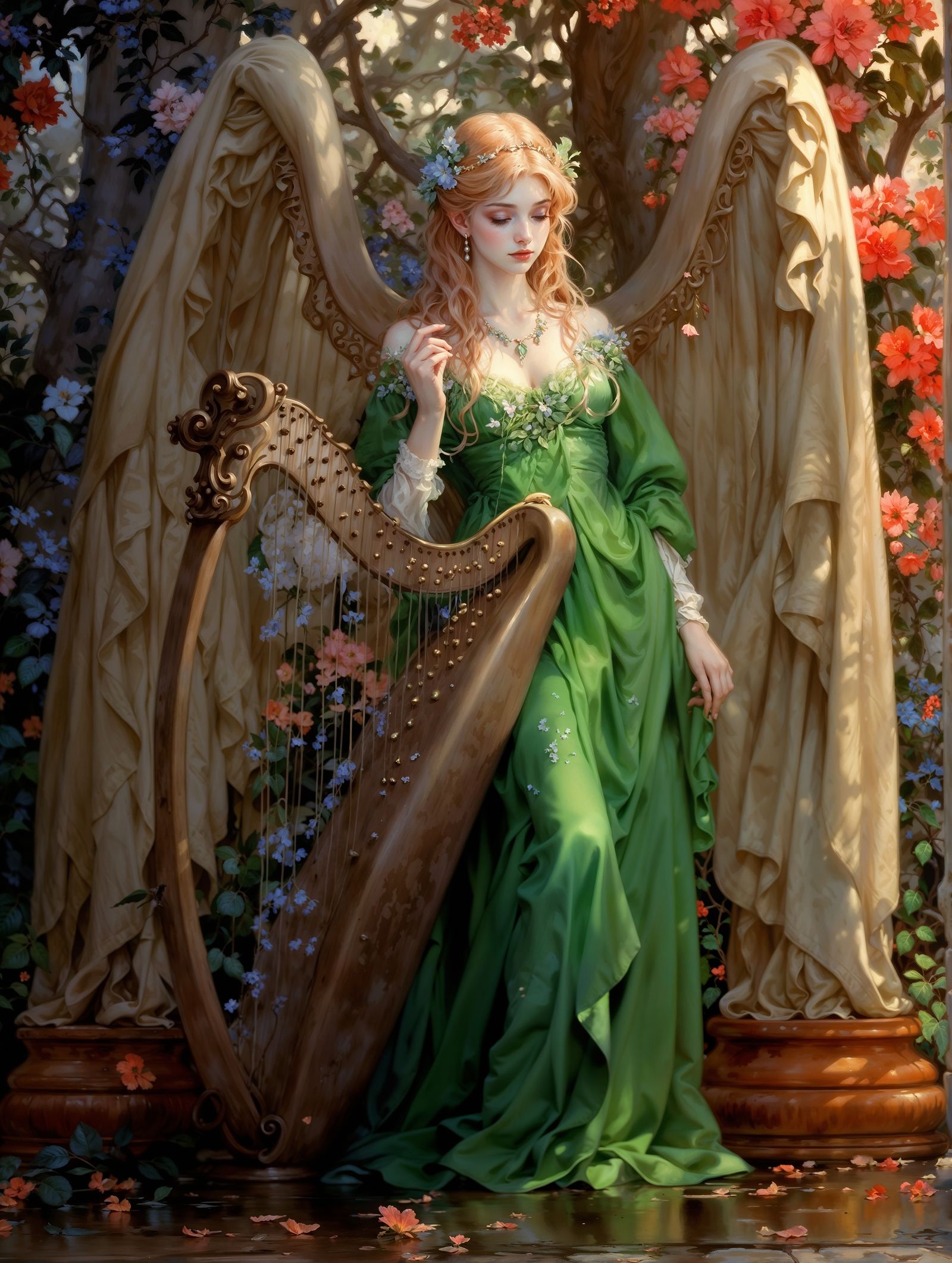 Harpist Fantasy Concept