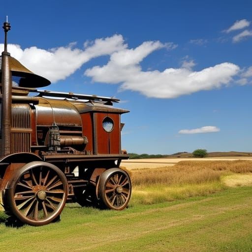 farm truck pickup windmill