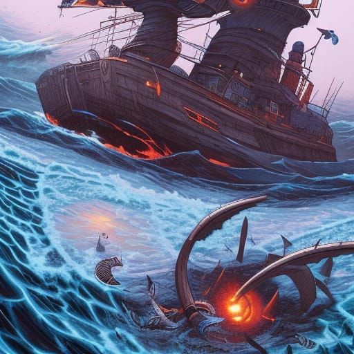 Fighting a sunken ship