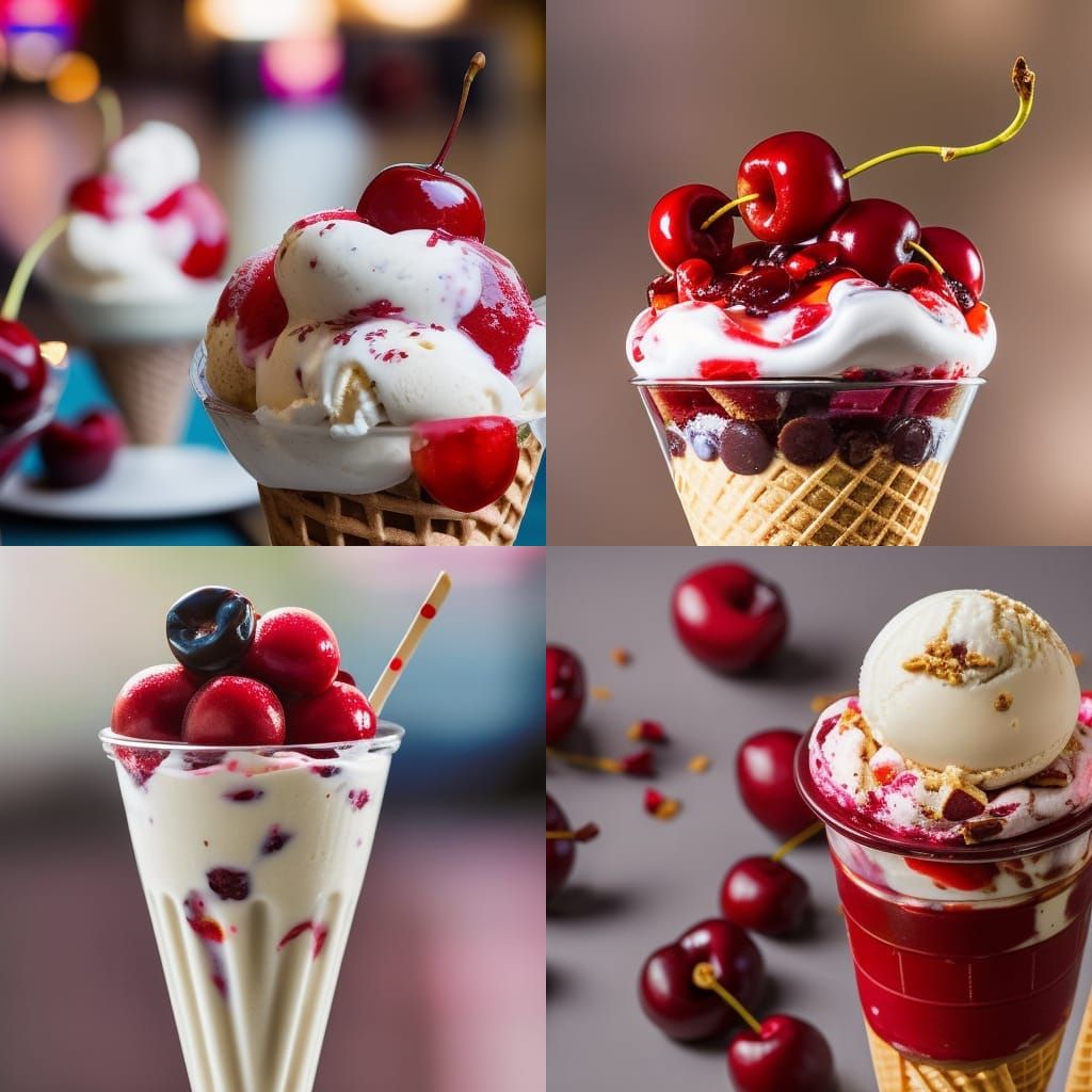 Ice cream sundae
