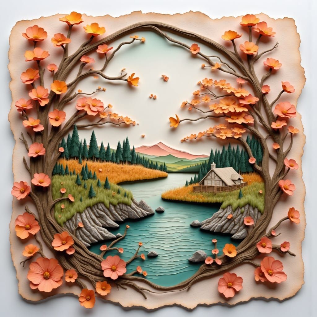 Garden herb and flower