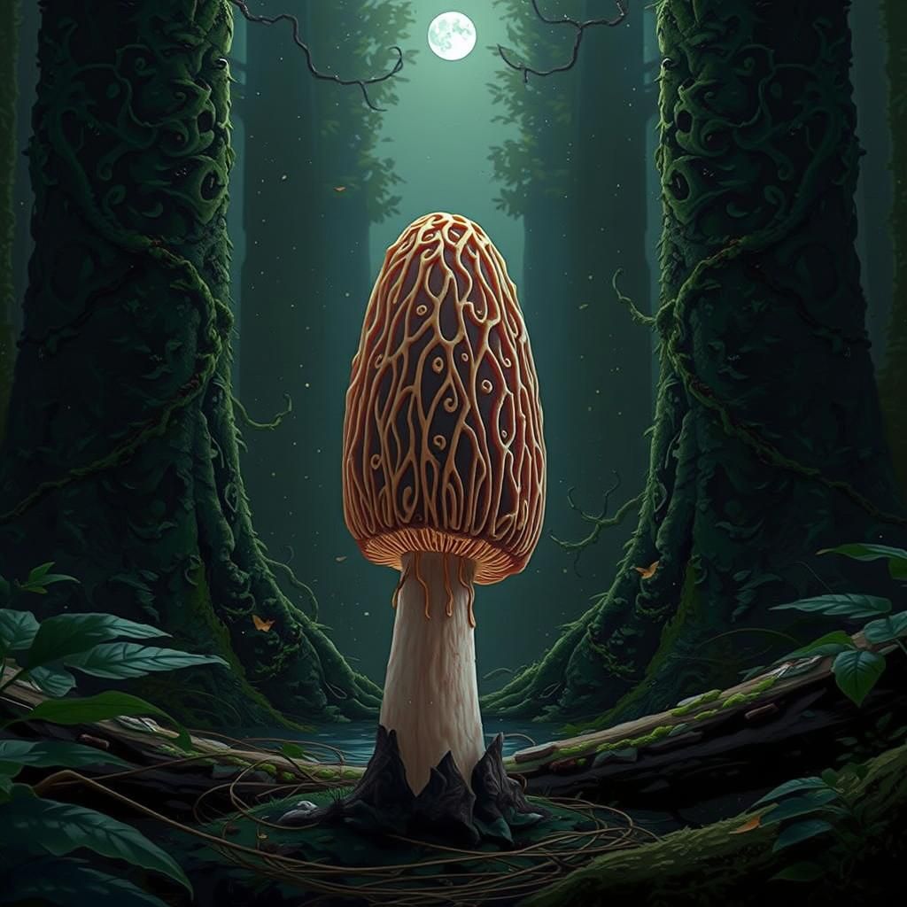 Mystical Stinkhorn Mushroom