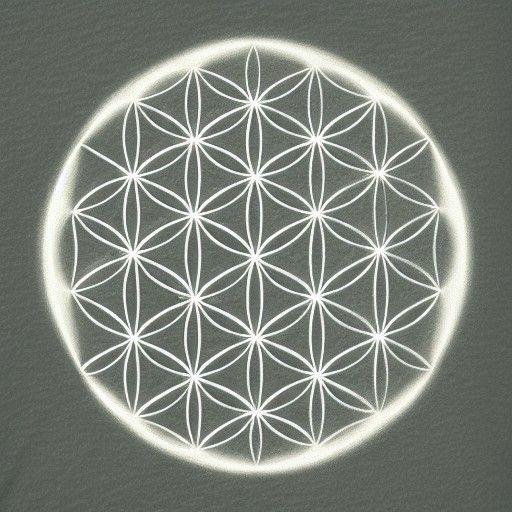 the flower of life - AI Generated Artwork - NightCafe Creator