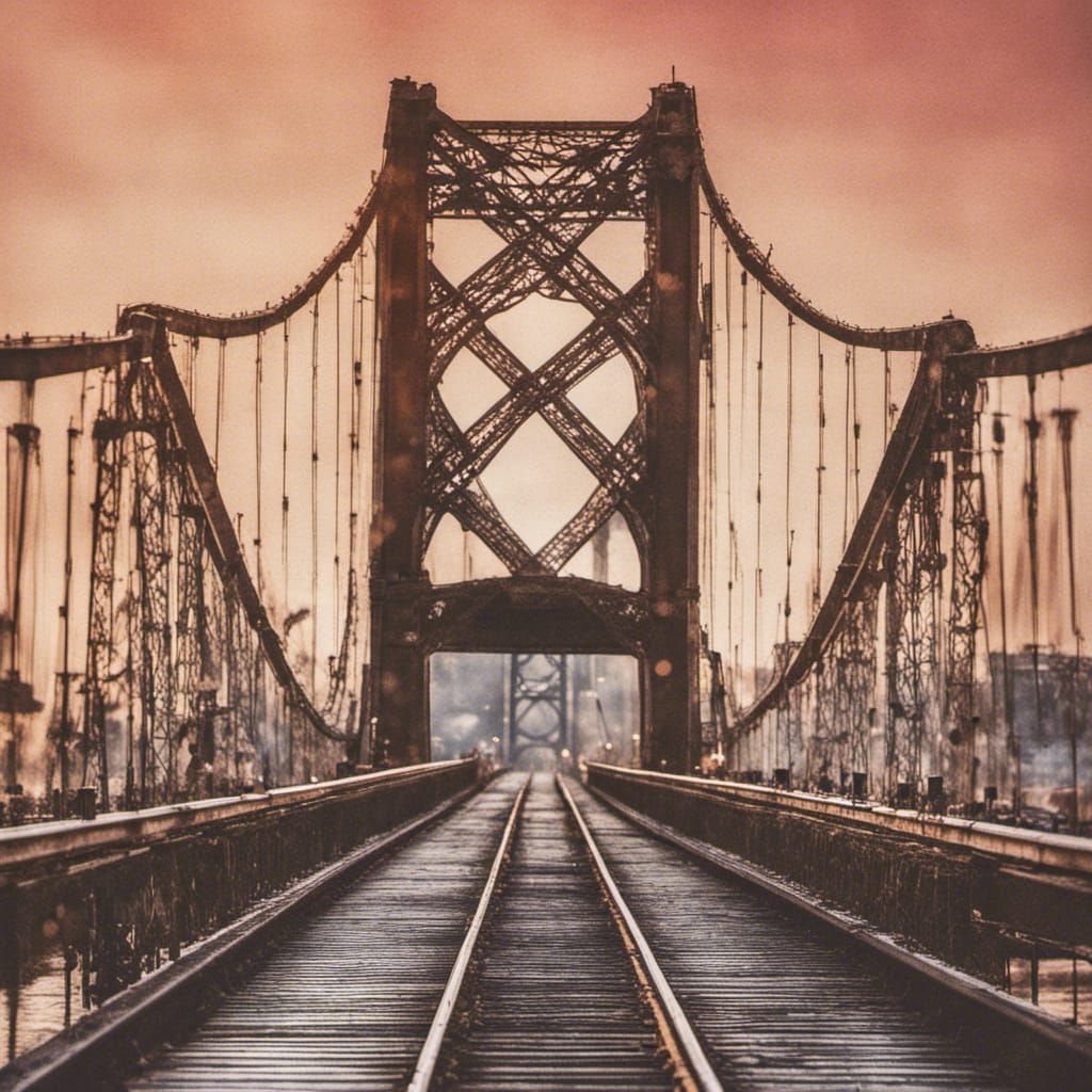 Burning bridges, Professional photography, bokeh, natural li...