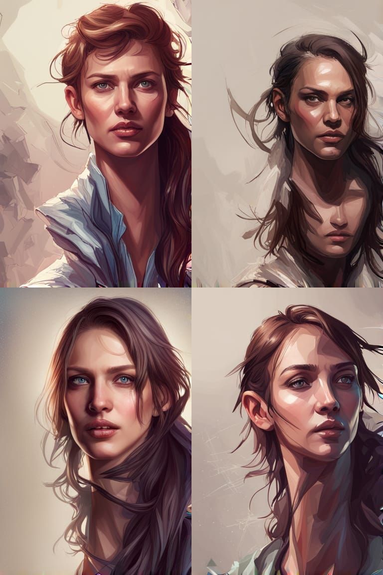 head and shoulders portrait, 8k resolution concept art portr...