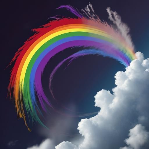 pride rainbow stormcloud
