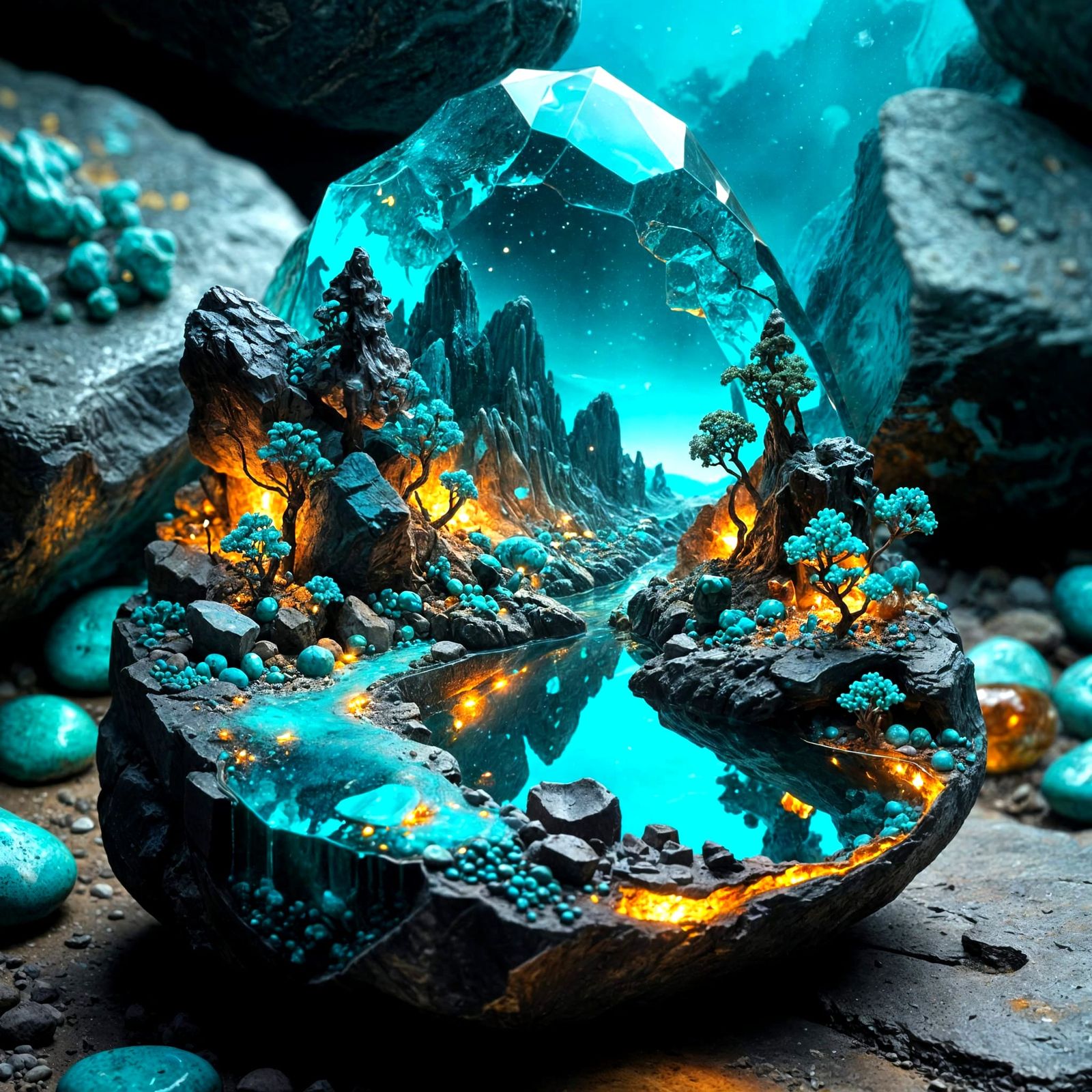 Turquoise's secret  by @Sherkhal