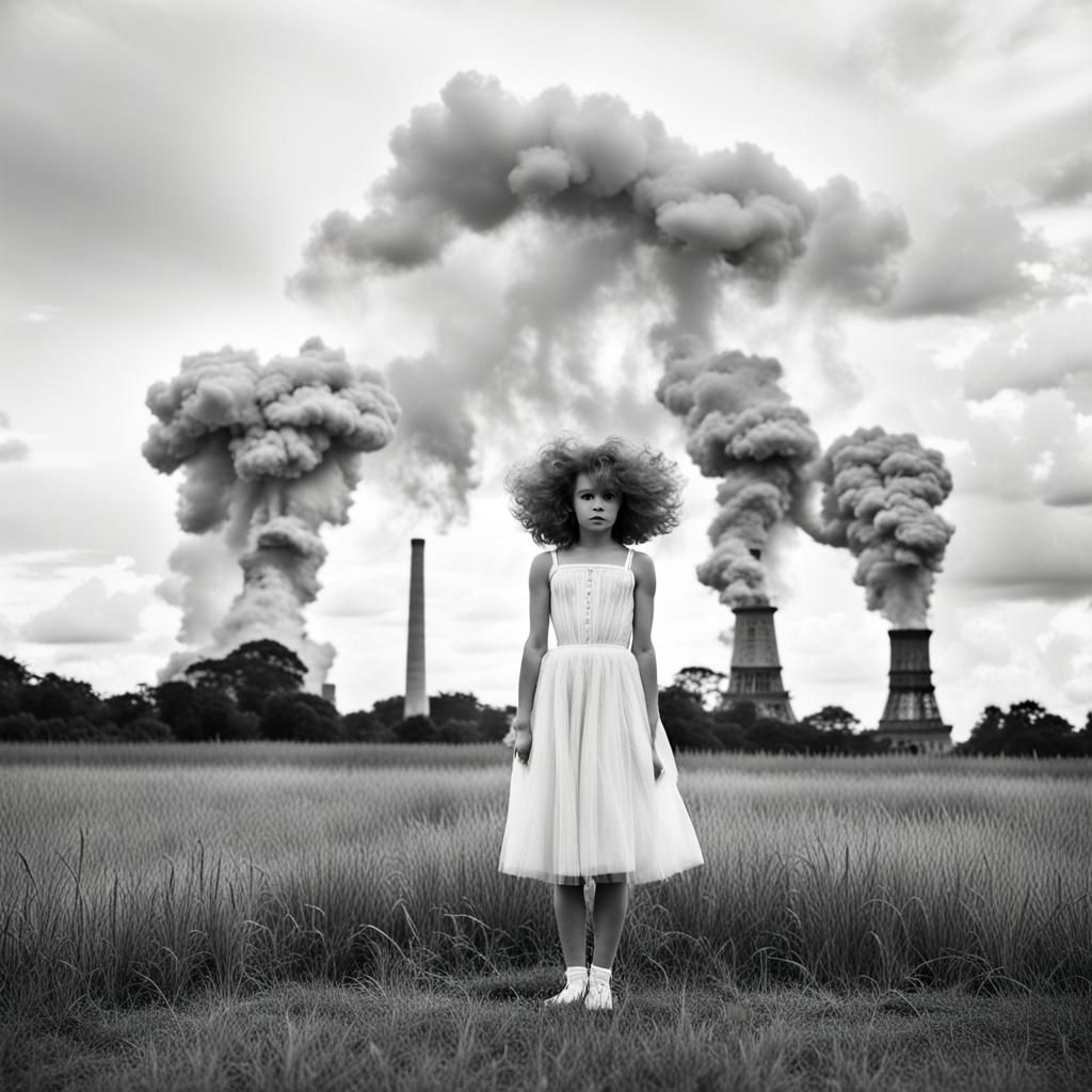 Earth Meets Worm Twins: Surrealist Photography