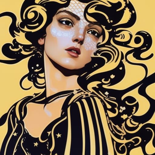 Woodcut Curls