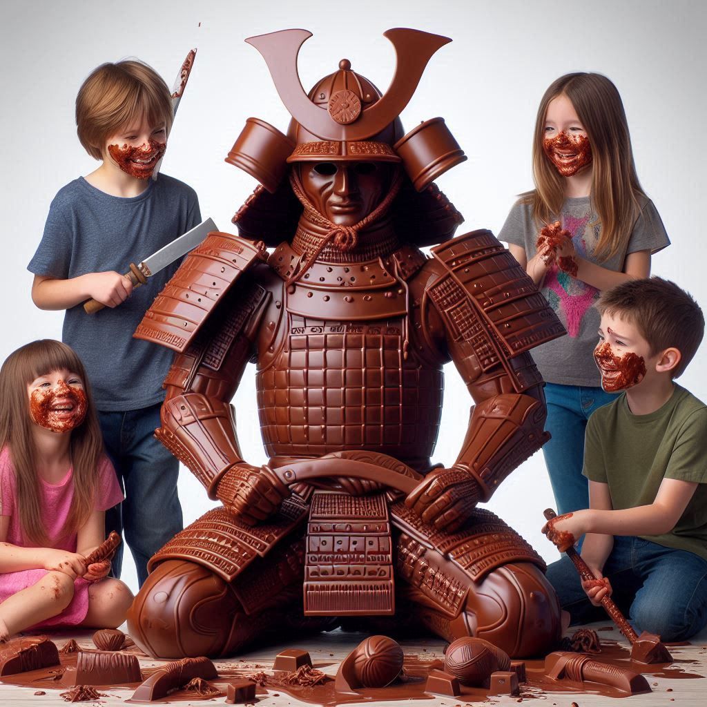 The final chocolate warrior surrenders