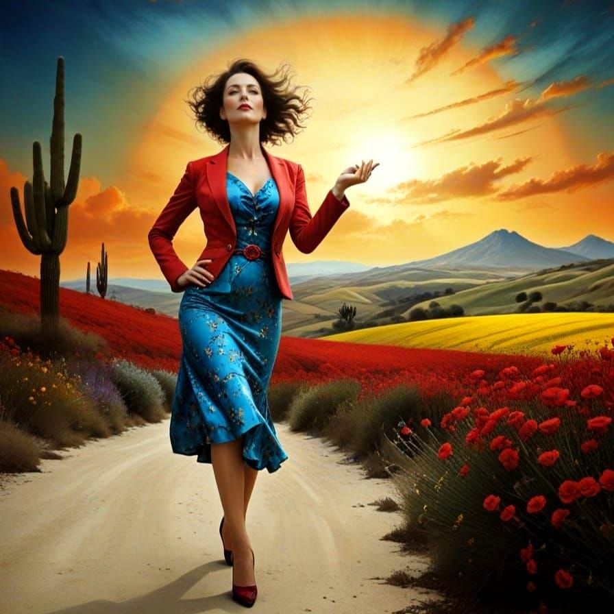 Surrealistic Beauty in Vibrant Colors