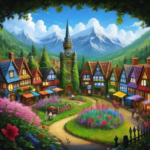 Little fairy town