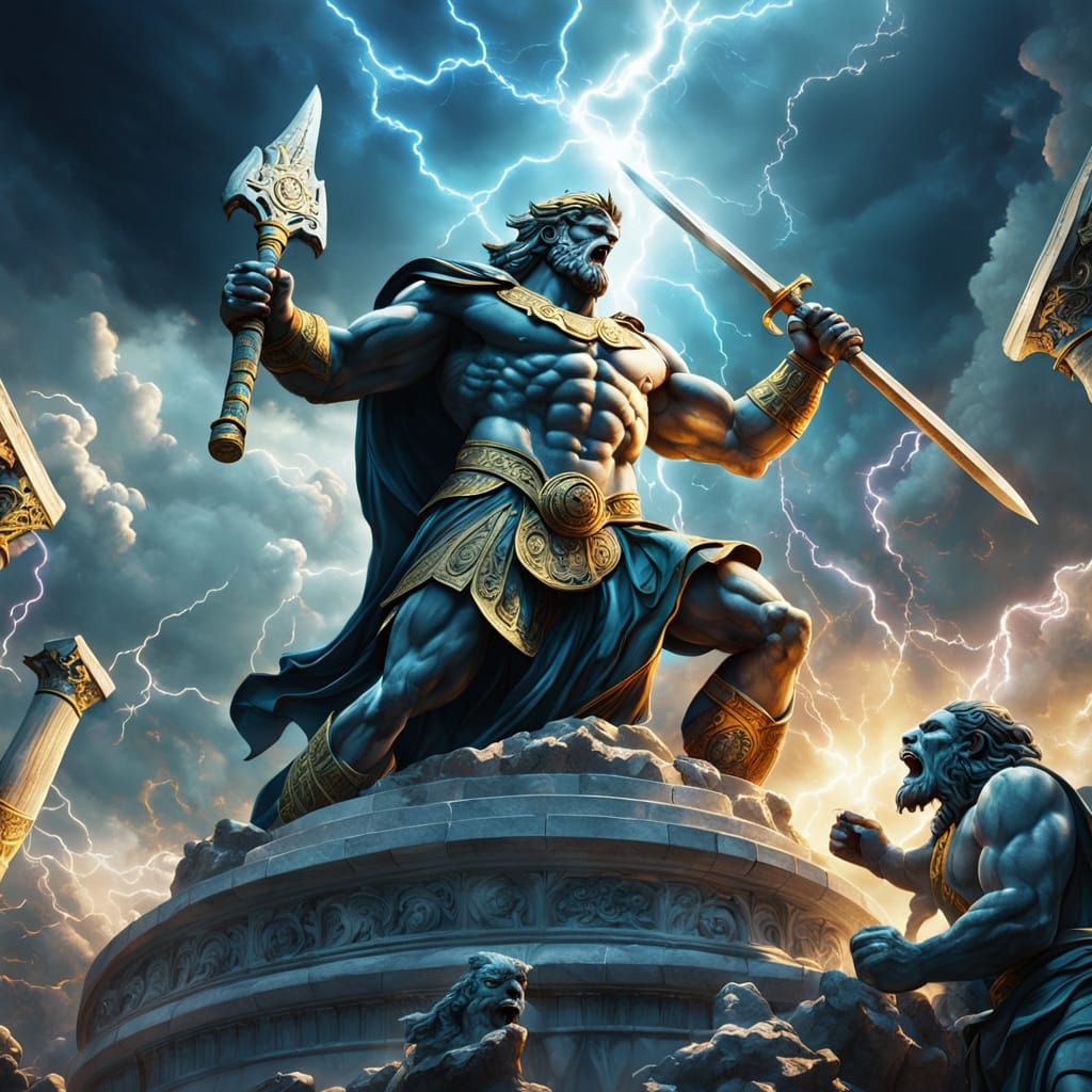 Gigantomachie, Gigantomachy  by @TravellerUK