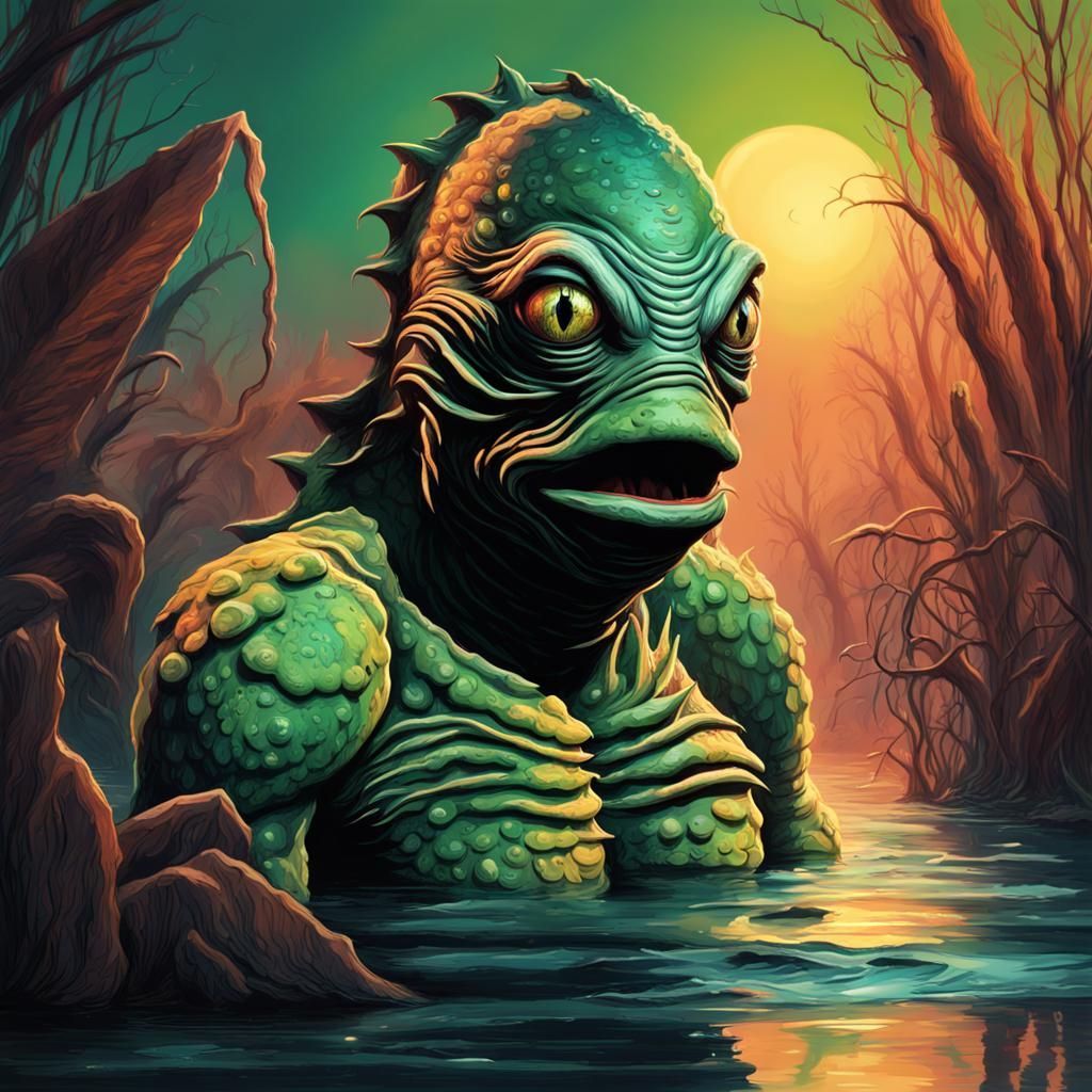 Creature from the Black Lagoon.