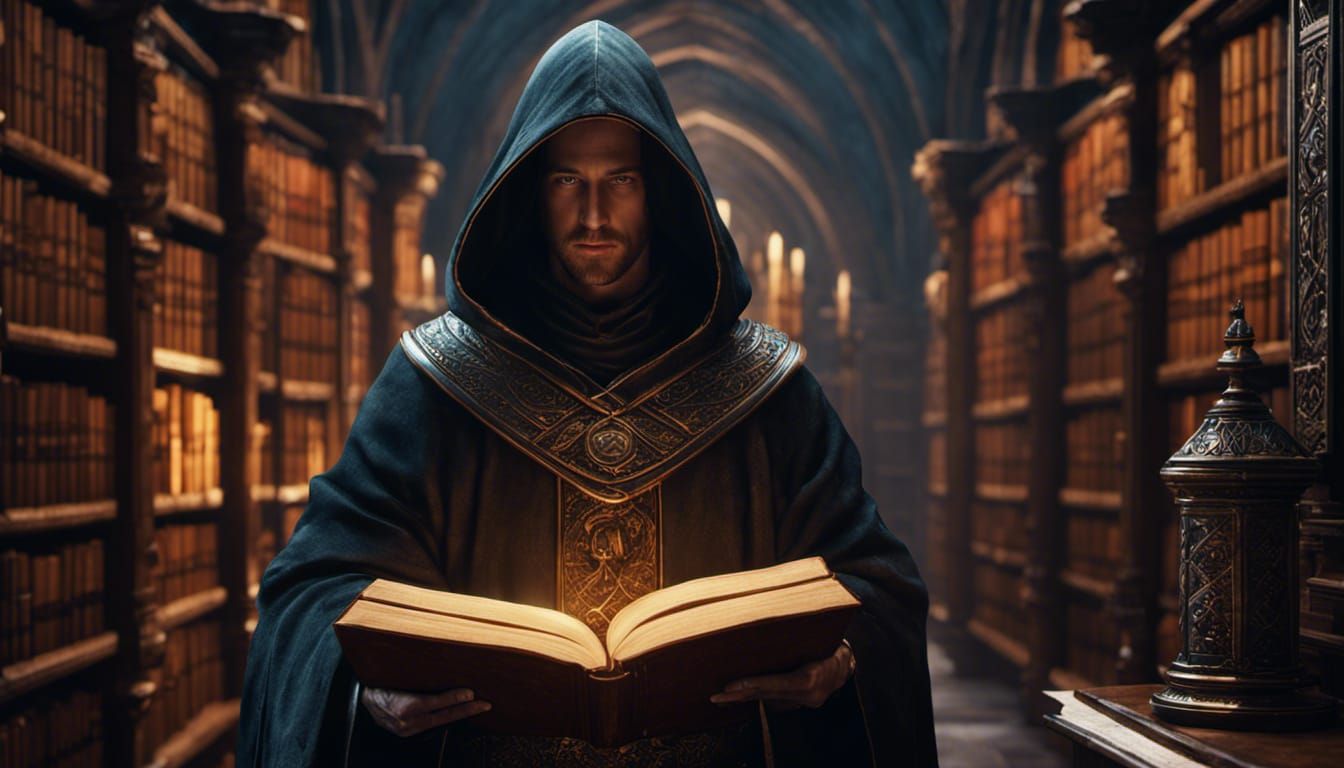 a medival monk...  by @3P-Voltage