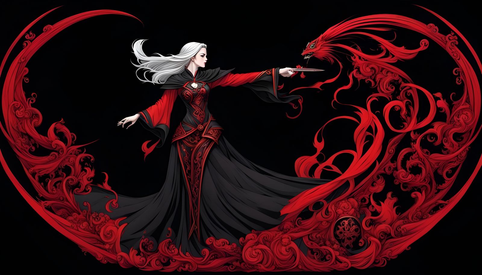 RED AND BLACK - Enchantress