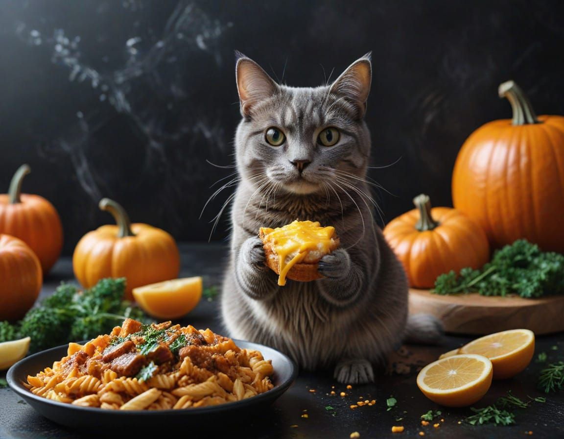 Vampire Warrior Woman in Autumnal Forest