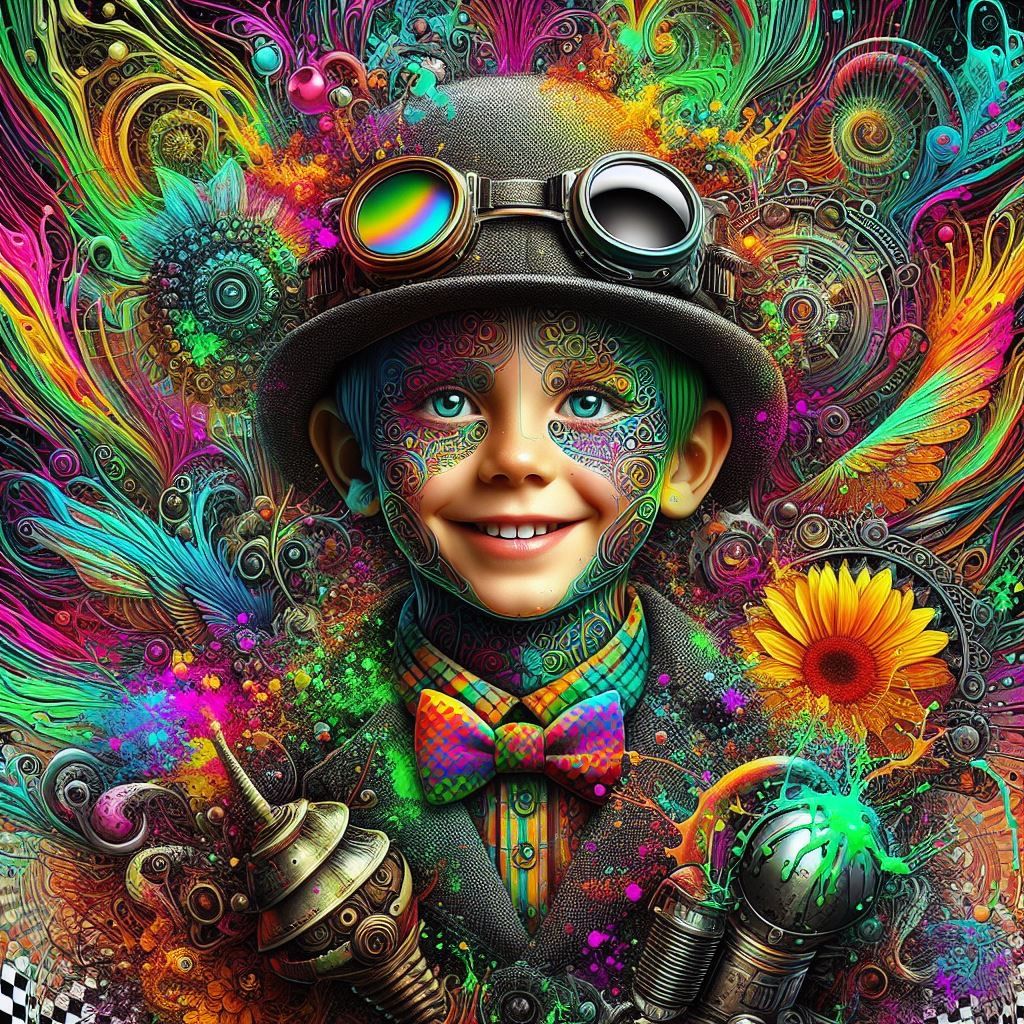 Psychedelic kid