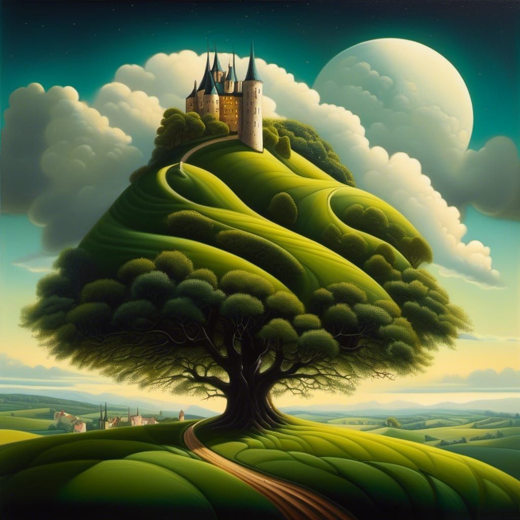 A lonely tree by Amanda Clark <lora:Dulci Benji 1:0.2>