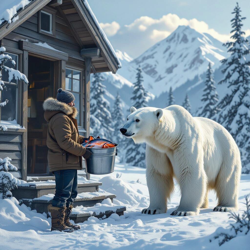 This image is photorealistic, epic realism, and has exquisite detailing. The image needs to have the clarity and impact of a cinematic compo...