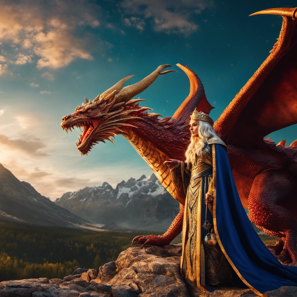 Wizard and her dragon