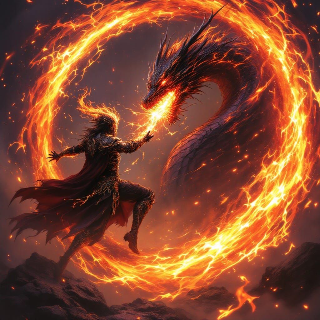 Dragon Warrior  by @akagra jain