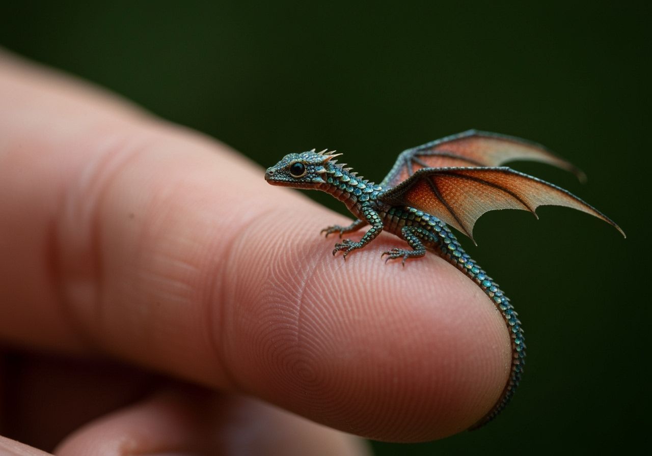 Tiny Dragon  by @ukimalefu