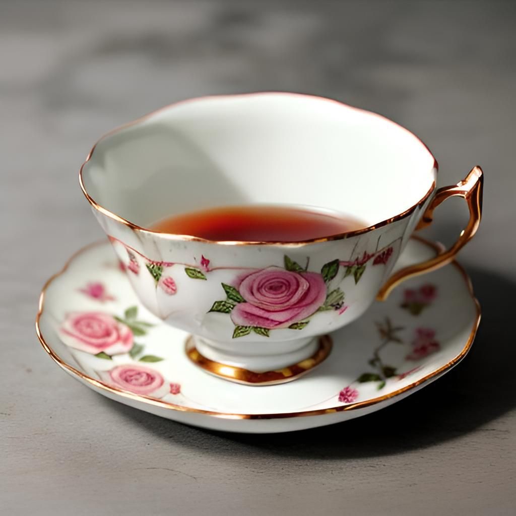 Old teacup