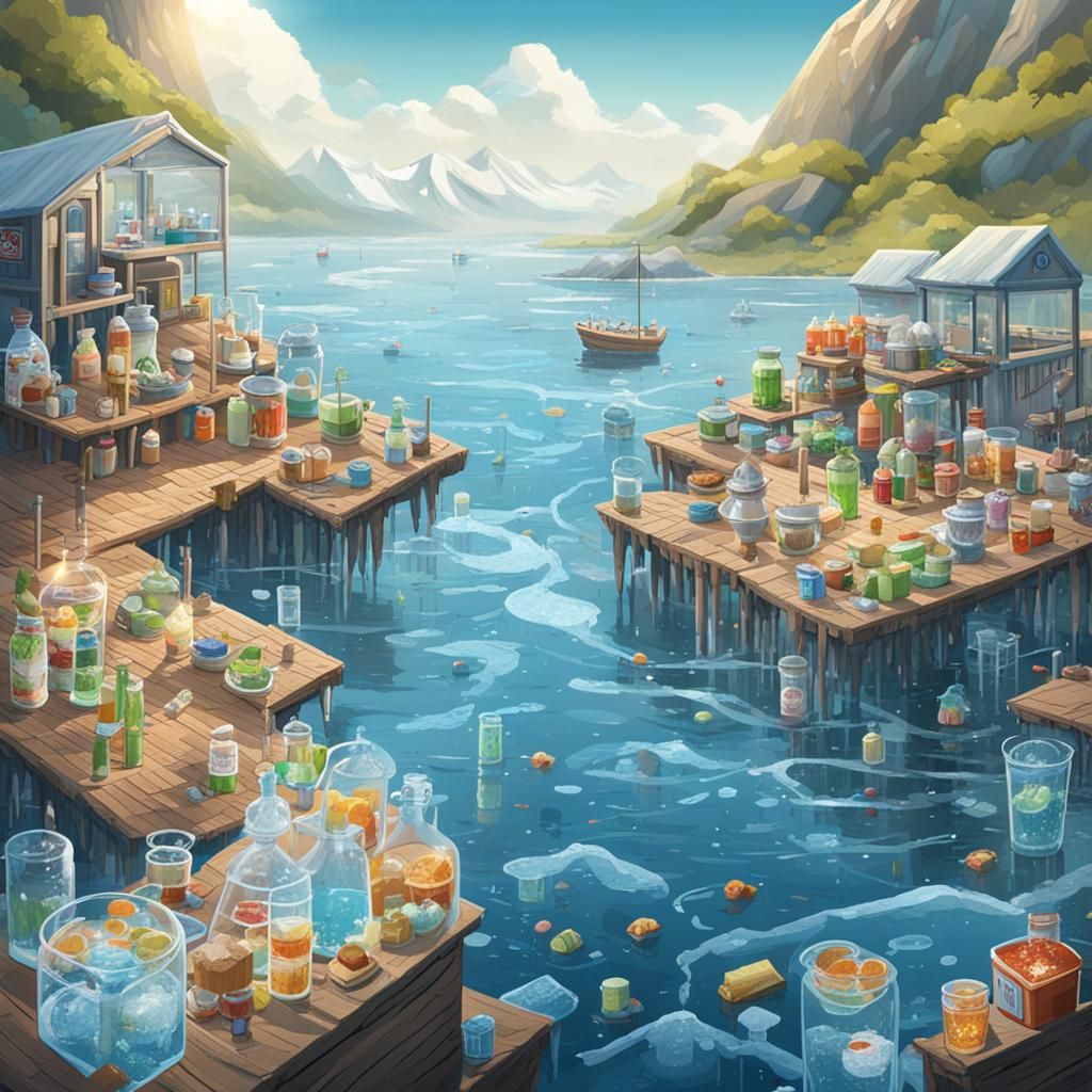 Beverage Bay - AI Generated Artwork - NightCafe Creator