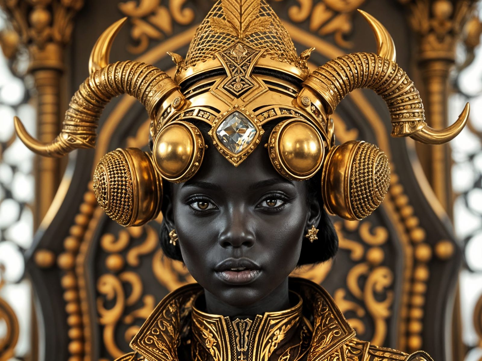 The Princess of the golden planet  by @Francis H