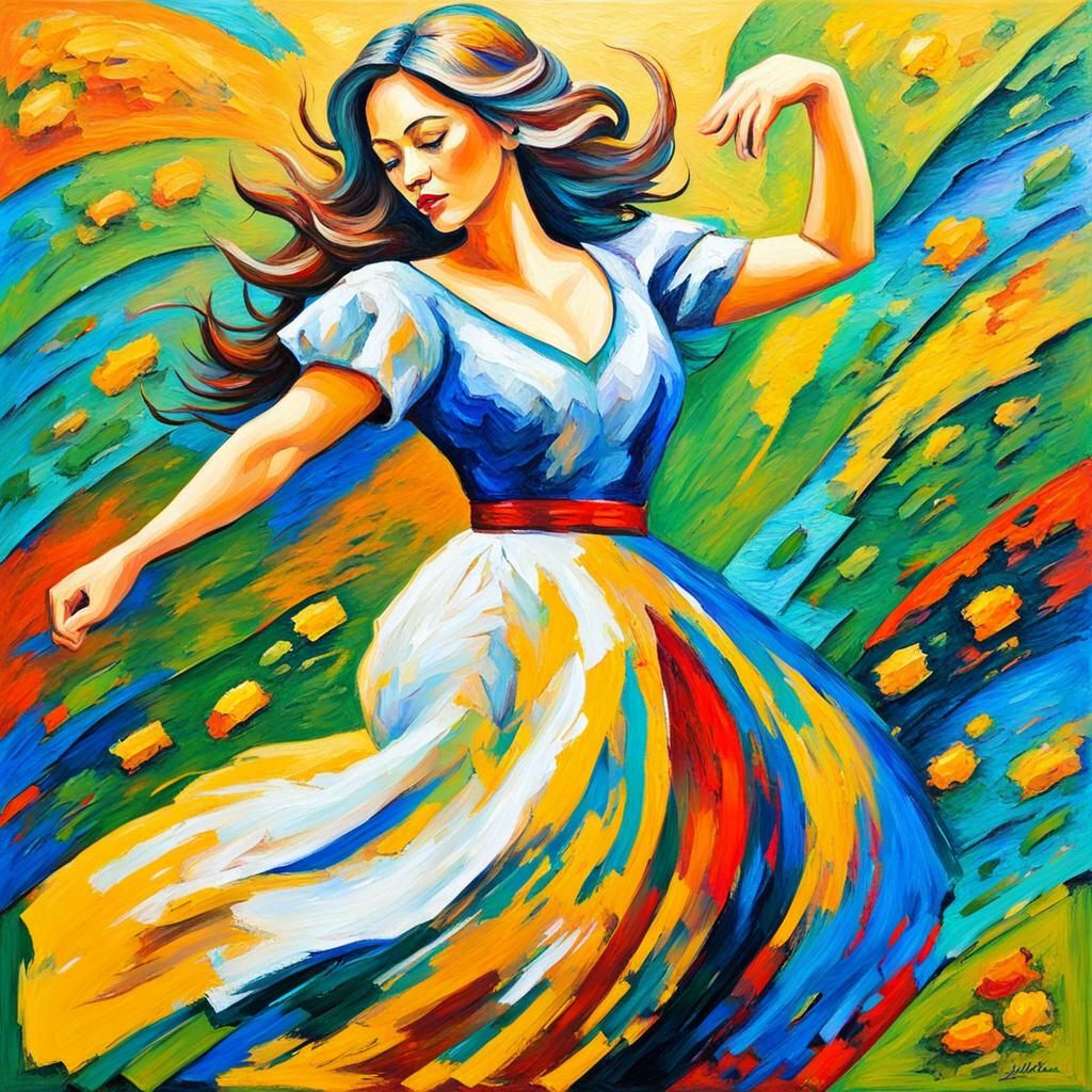 Beautiful lady grow dancing   by @Steve Dufour