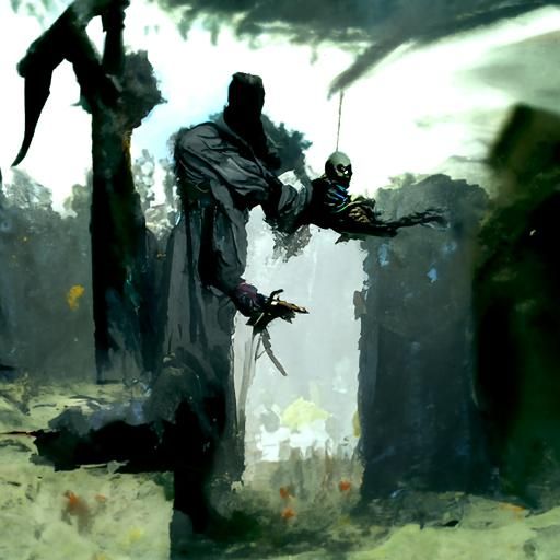 Death fighting with life