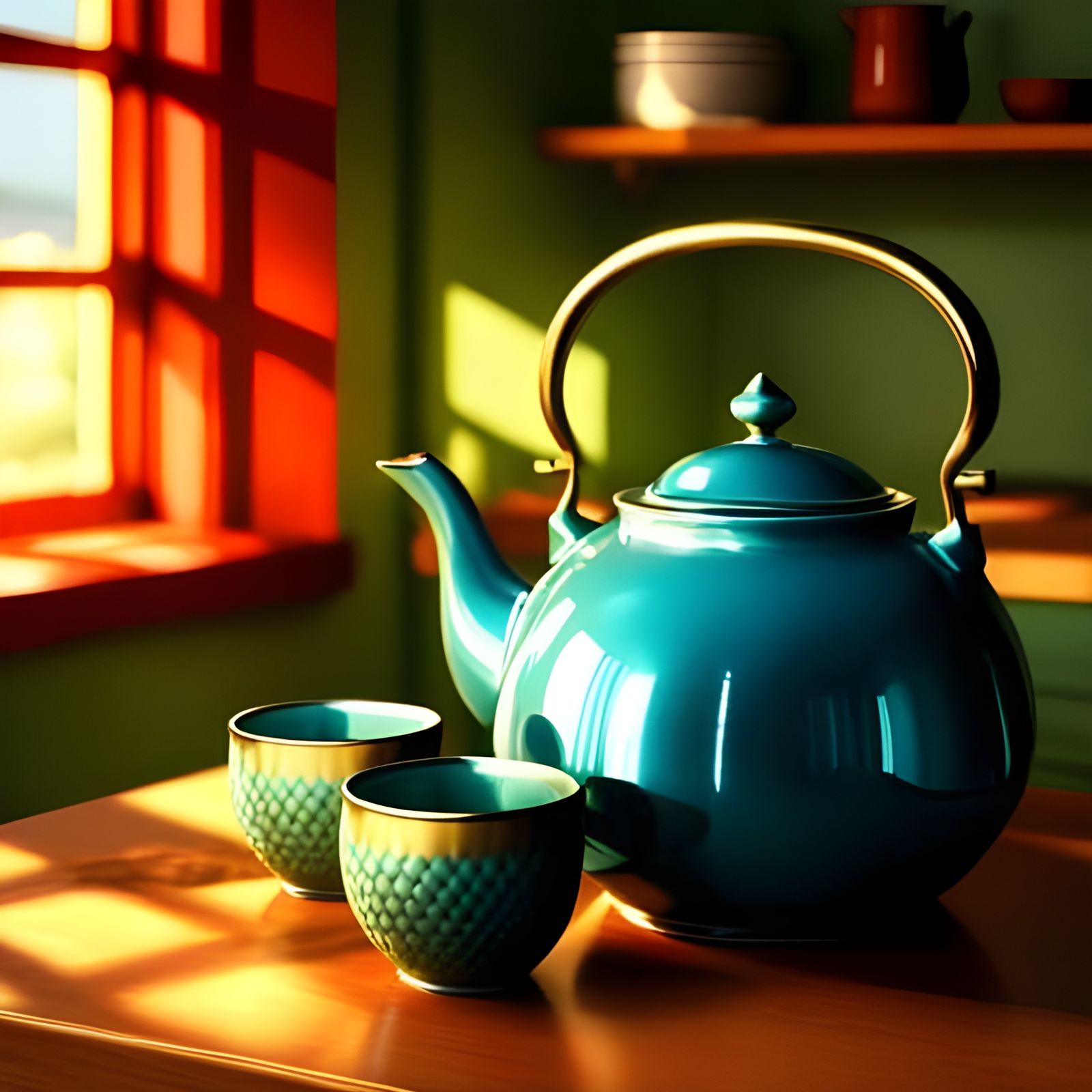 Tea time  by @Night0wl