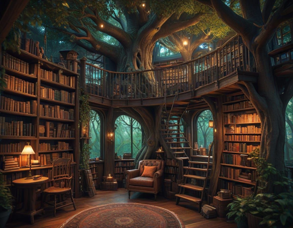 The Enchanted Canopy Library