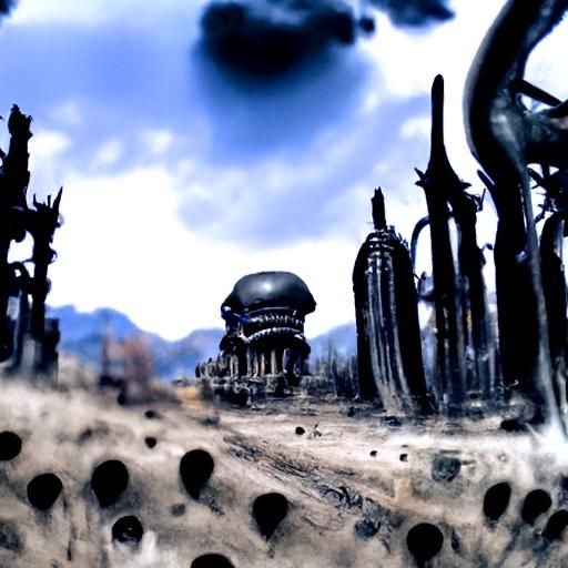 Desolate wasteland