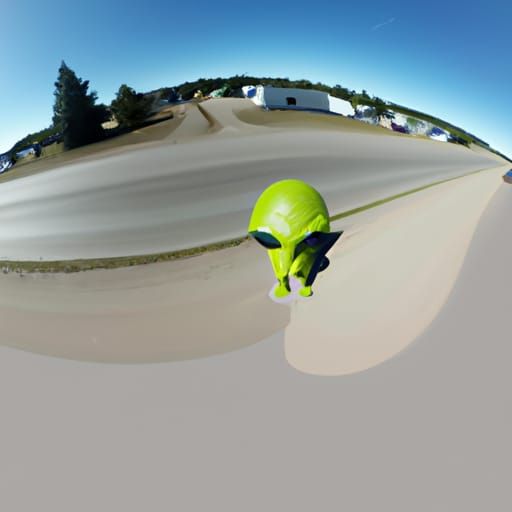 aliens photographed  on google streetview