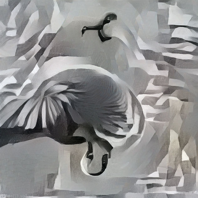 Abstract Flamingos #44